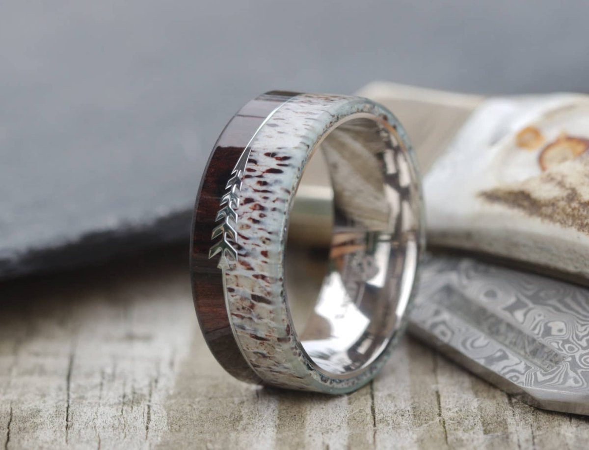 How do you find your perfect wedding ring? The Deer Antler Rings - Gentlemen's Bands