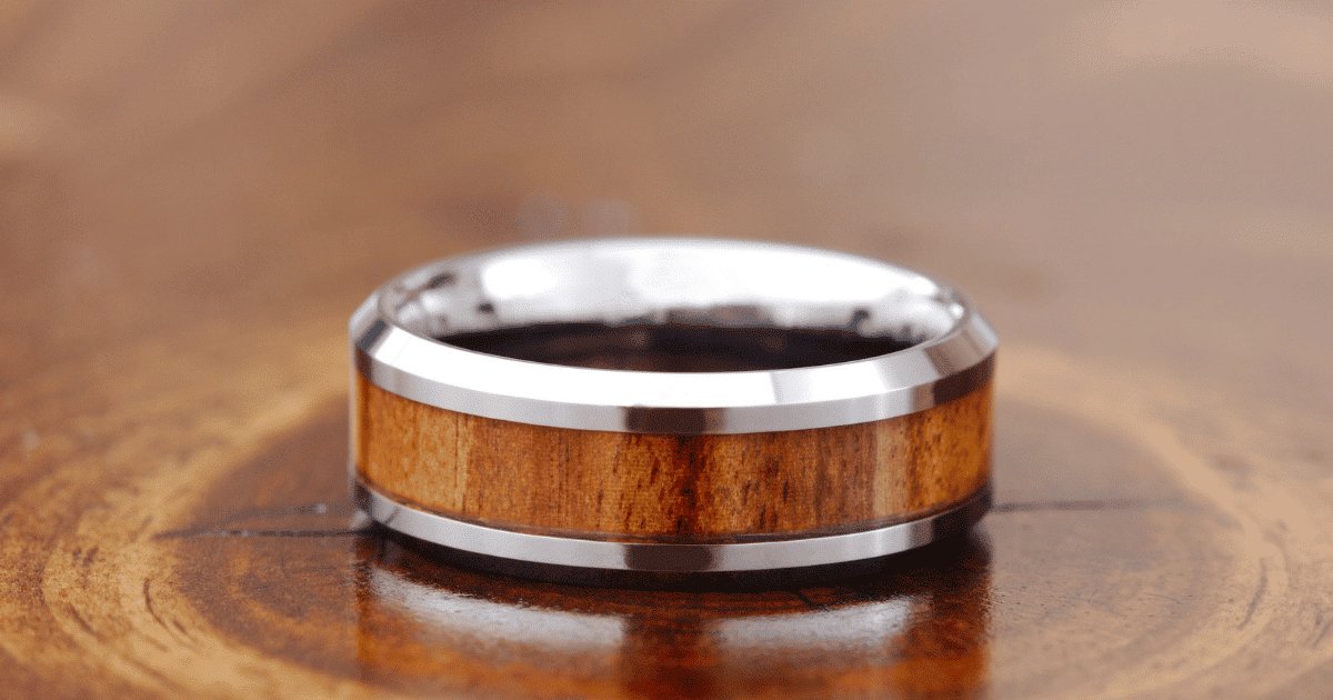 How “The Artisan” Ring Combines Koa Wood and Tungsten In a Stunning Way - Gentlemen's Bands