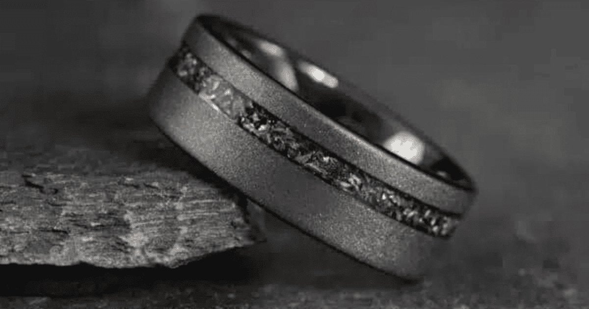 How Tungsten and Meteorite Came Together to Make An Awesome Wedding Band - Gentlemen's Bands