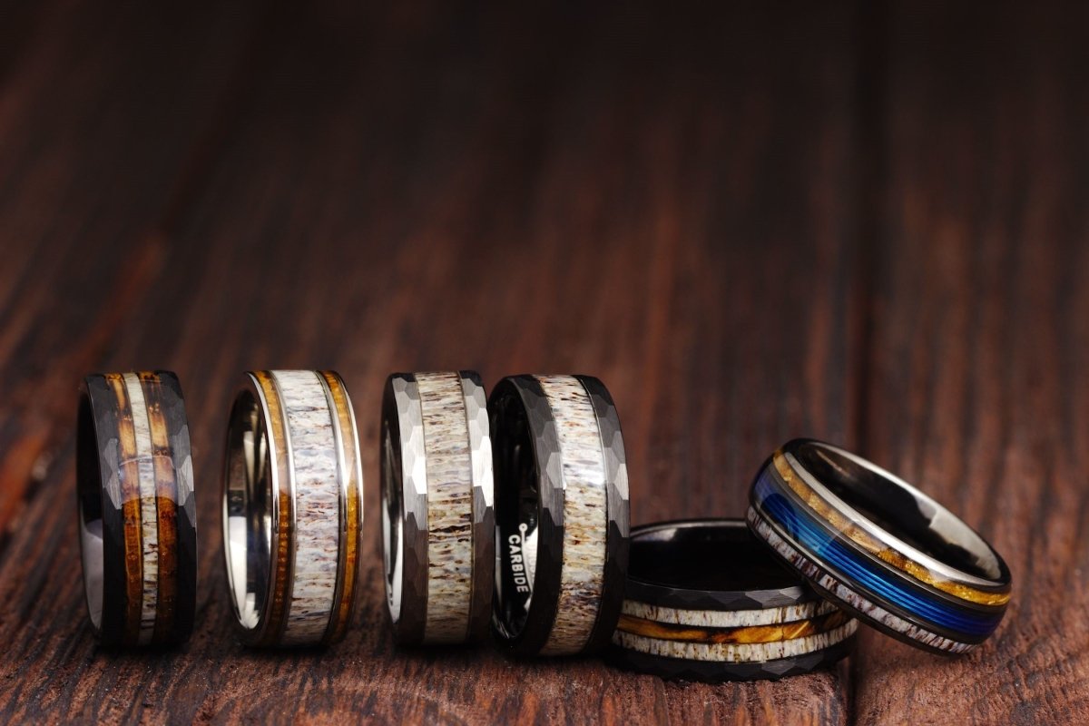 Rustic and Refined: The Unique Appeal of Antler Rings - Gentlemen's Bands