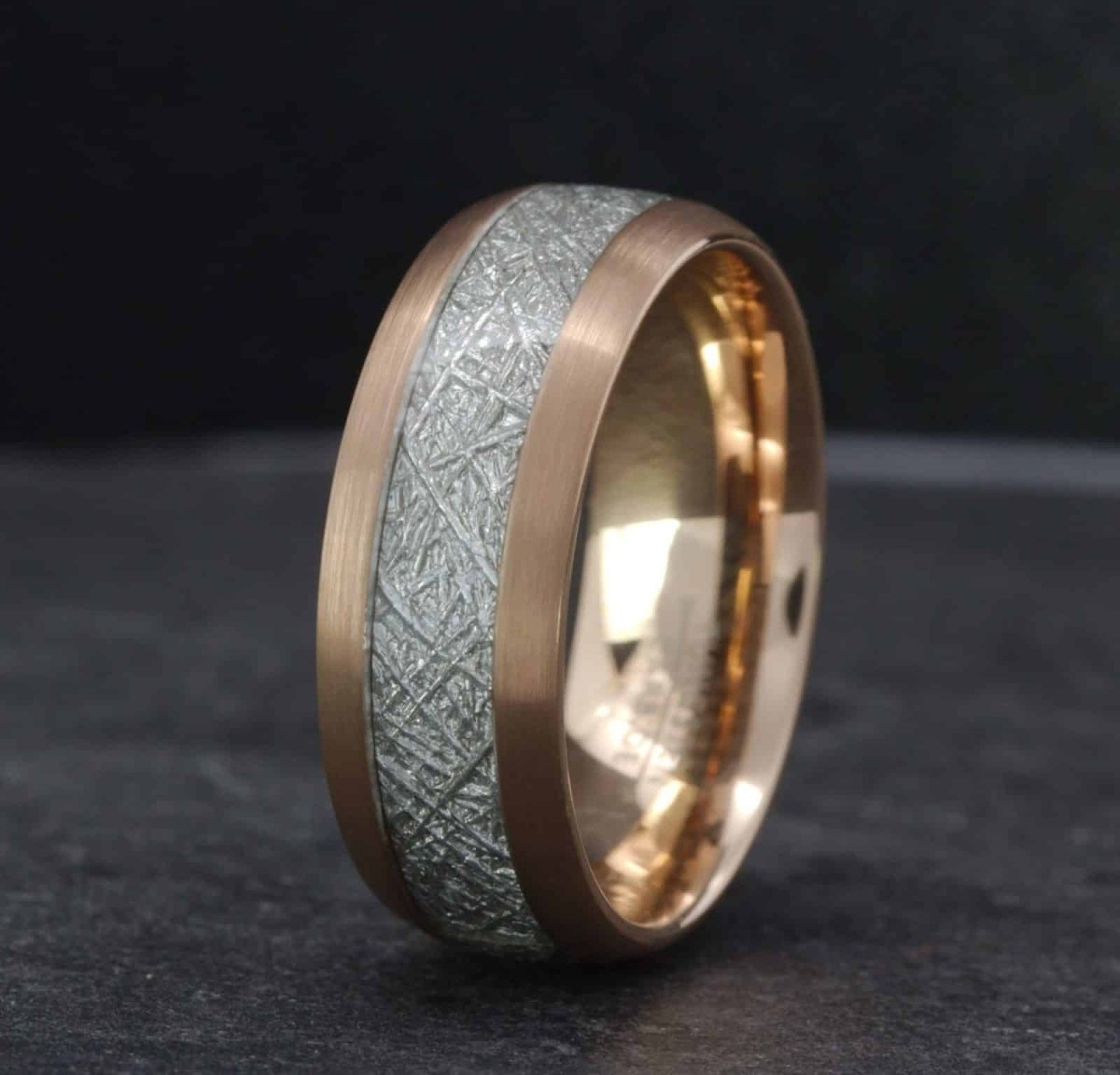 Why Choose A Rose Gold Meteorite Ring For Your Engagement? Discover The Elegance - Gentlemen's Bands