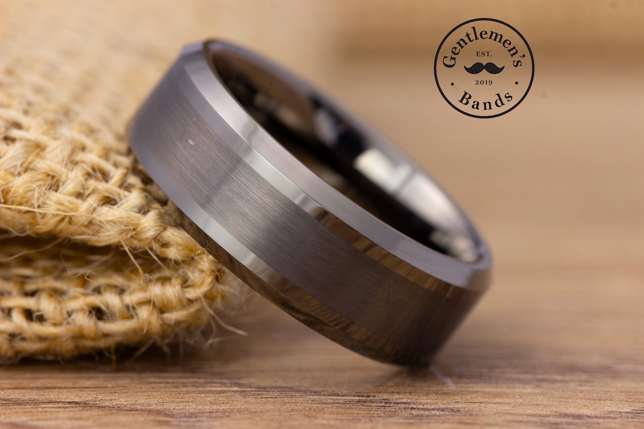 Gunmetal Gray Rings - Gentlemen's Bands