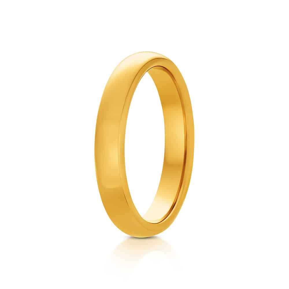 The Shepherd | Men's Gold Tungsten Wedding Ring | Gentlemen's Bands