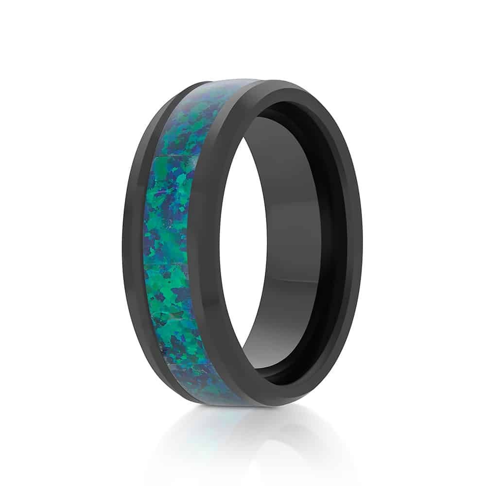 From Opal to Meteorite: The Best Inlay Materials for Men's Rings - Gentlemen's Bands