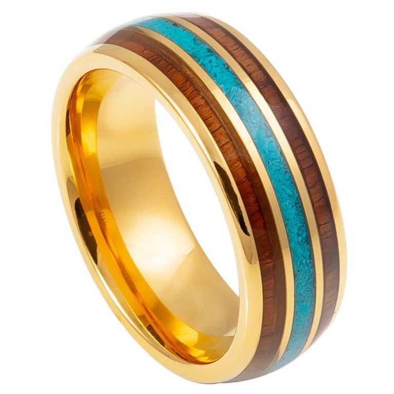 From Tradition to Trend: Exploring Men’s Turquoise Wedding Rings - Gentlemen's Bands