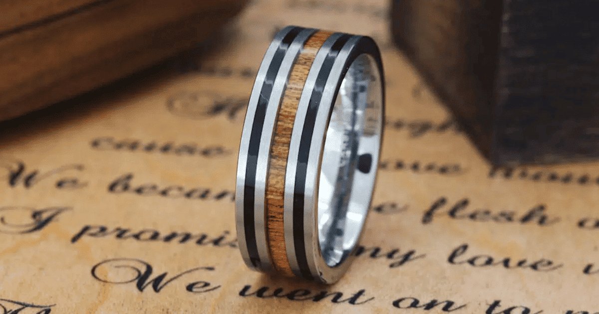 How We Craft a Tungsten and Wood Ring (For An Instant Classic You’ll Love) - Gentlemen's Bands