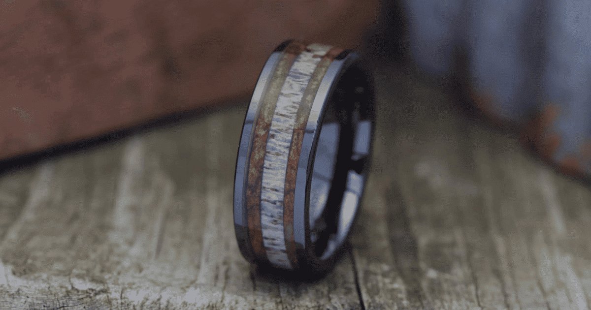 See Why Black Tungsten and Wood Make an Excellent Men’s Wedding Band - Gentlemen's Bands