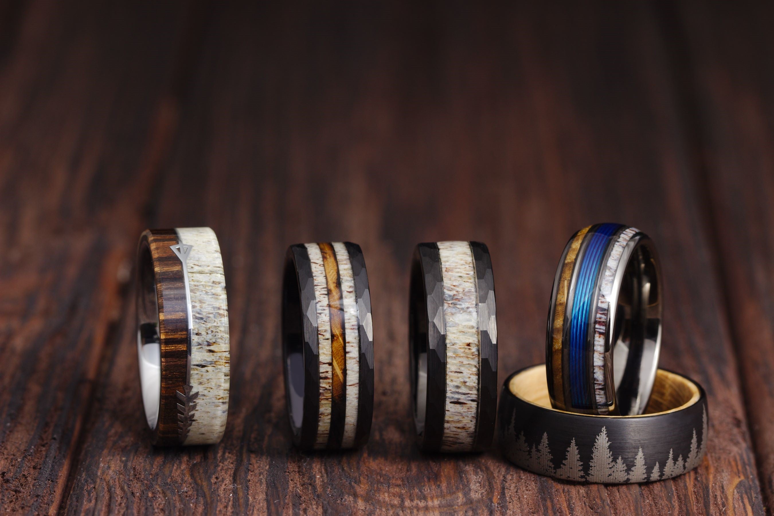 Outdoorsman on sale wedding bands