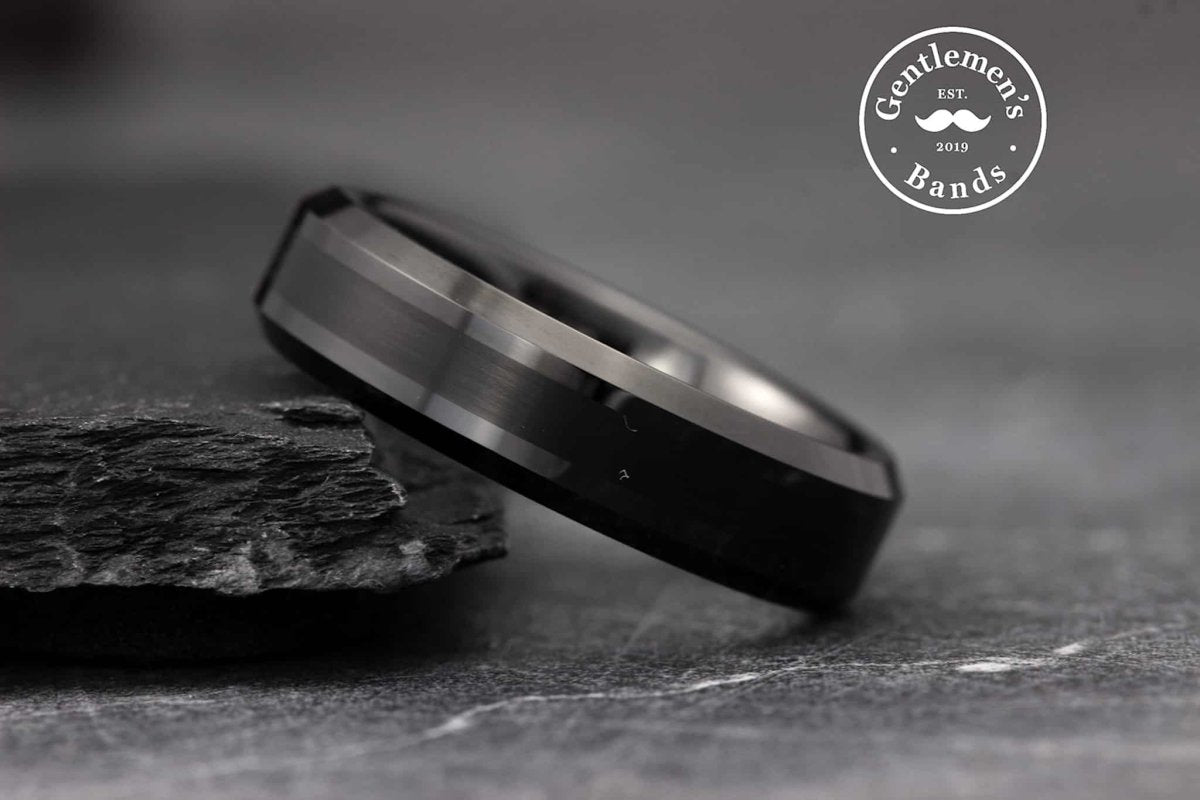 The Mr. Simple | Black Men's Wedding Ring | Gentlemen's Bands