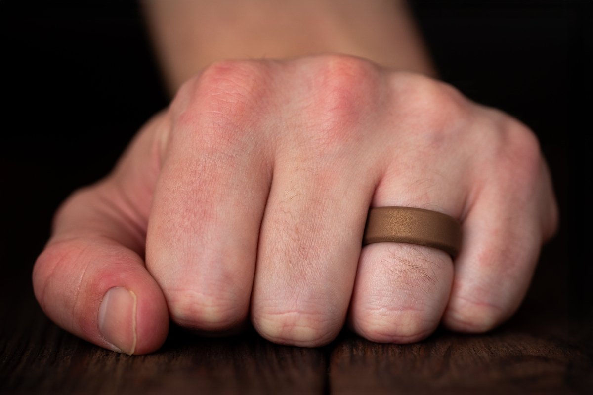 Bronze Silicone Ring - Gentlemen's Bands