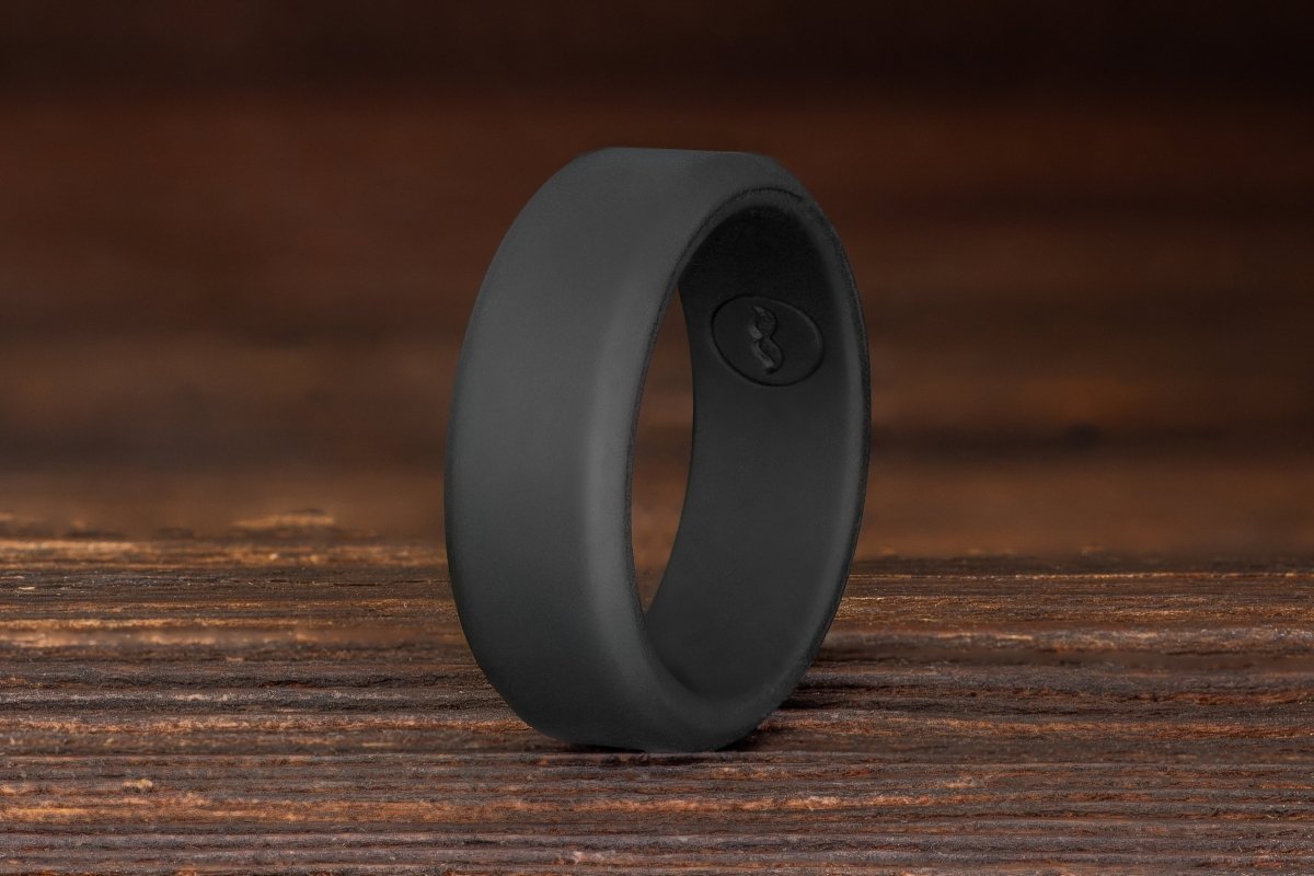 Classic Black Silicone Ring - Gentlemen's Bands