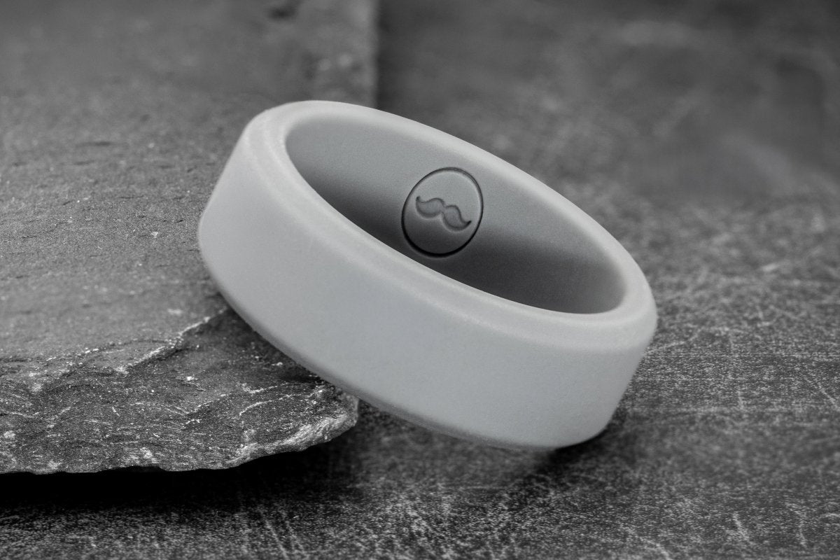 Gray Silicone Ring - Gentlemen's Bands