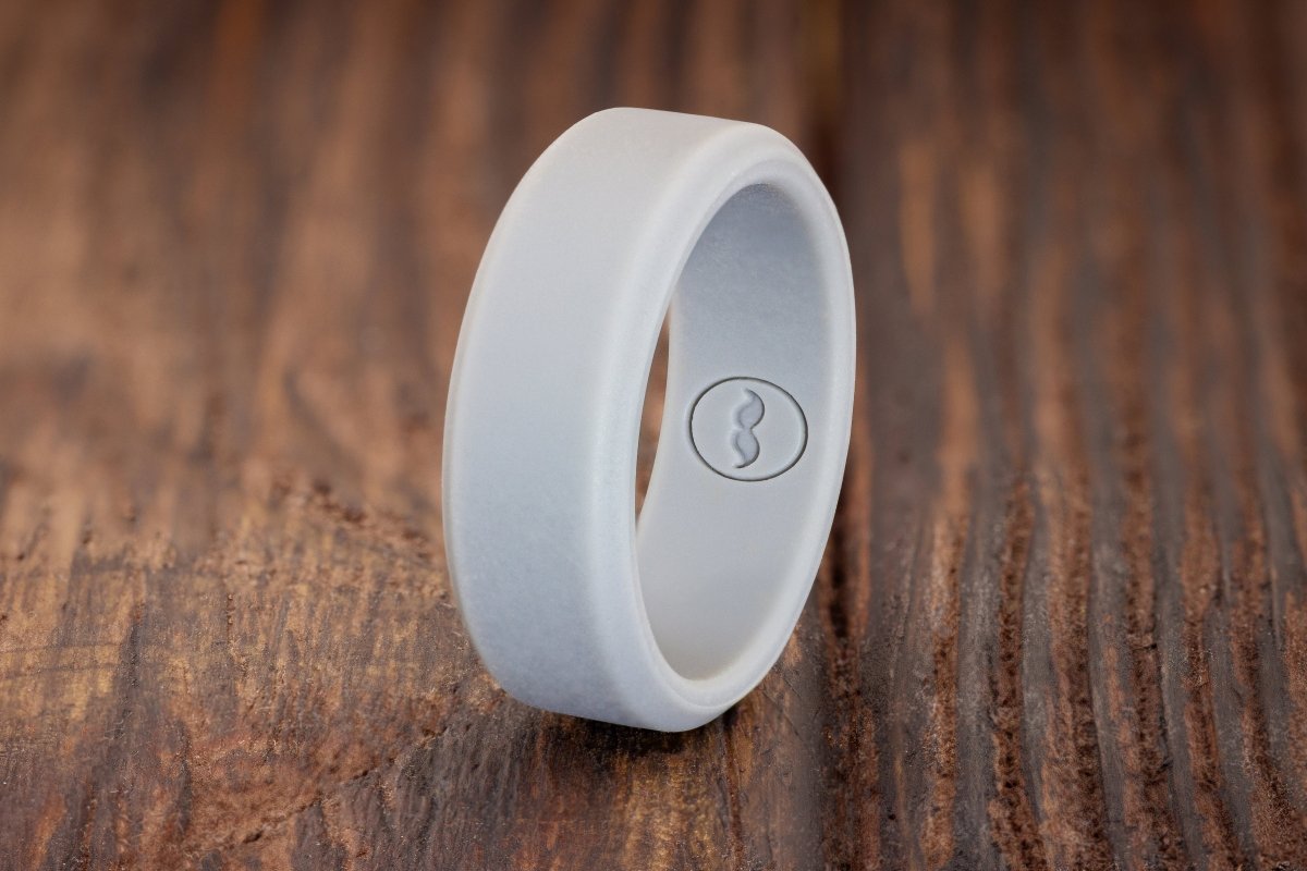 Gray Silicone Ring - Gentlemen's Bands