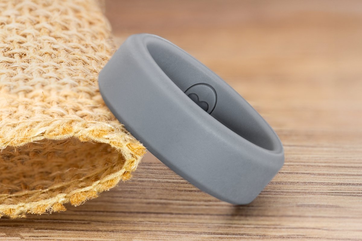 Gray Silicone Ring - Gentlemen's Bands