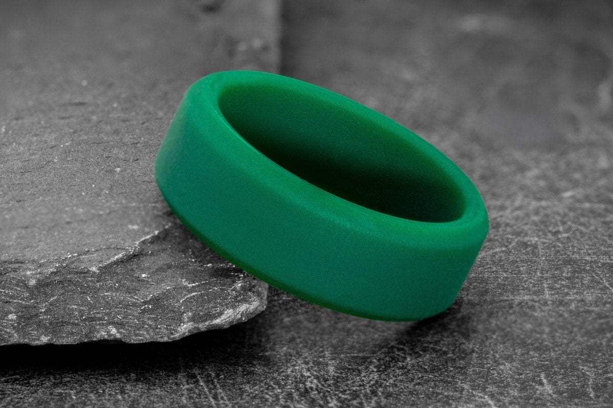 Hunter Green Silicone Ring - Gentlemen's Bands