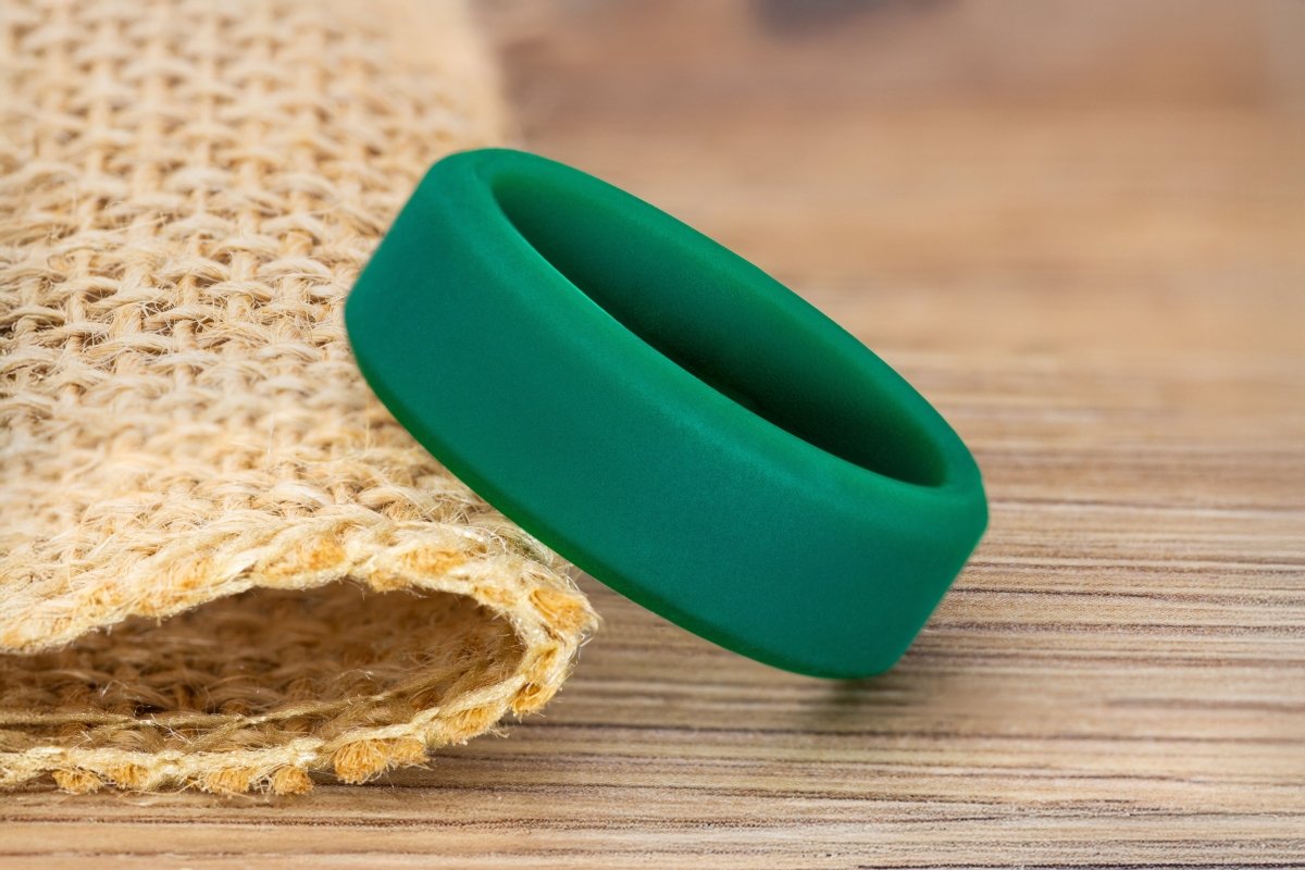 Hunter Green Silicone Ring - Gentlemen's Bands