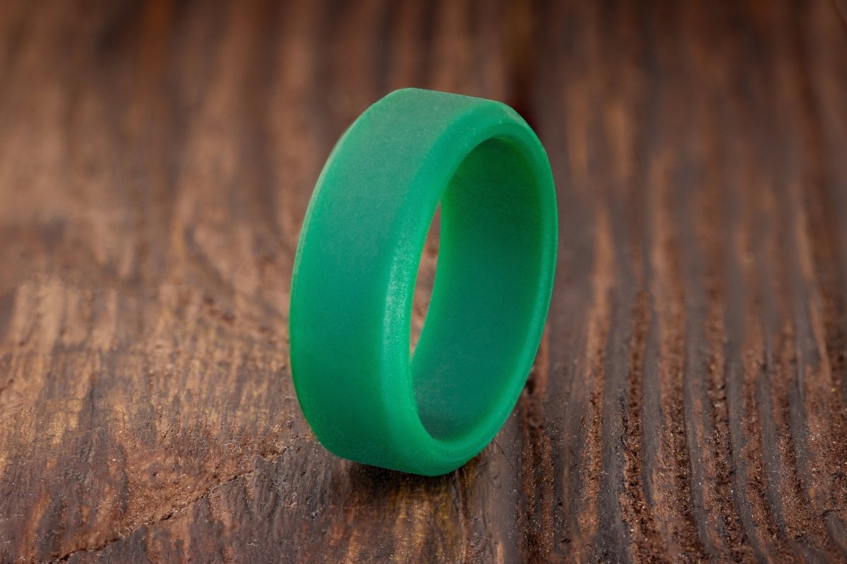 Hunter Green Silicone Ring - Gentlemen's Bands