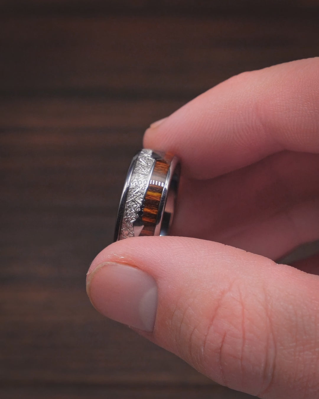 The Apollo | Mens Silver Tungsten Ring | Gentlemen's Bands