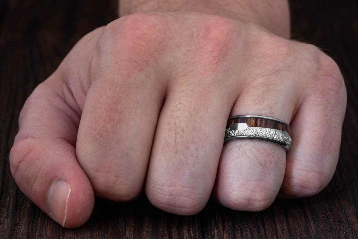 The Apollo | Mens Silver Tungsten Ring | Gentlemen's Bands