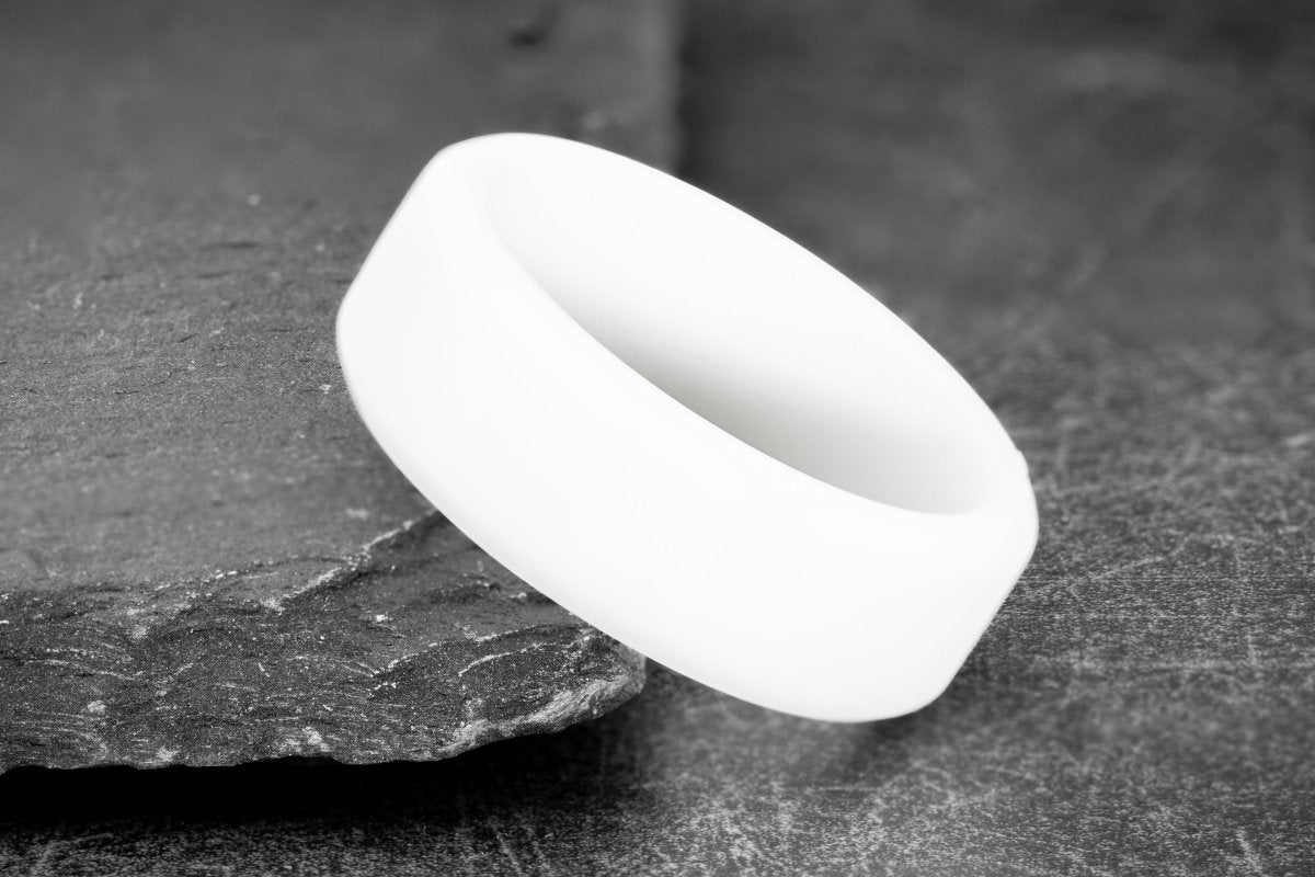 White Silicone Ring - Gentlemen's Bands
