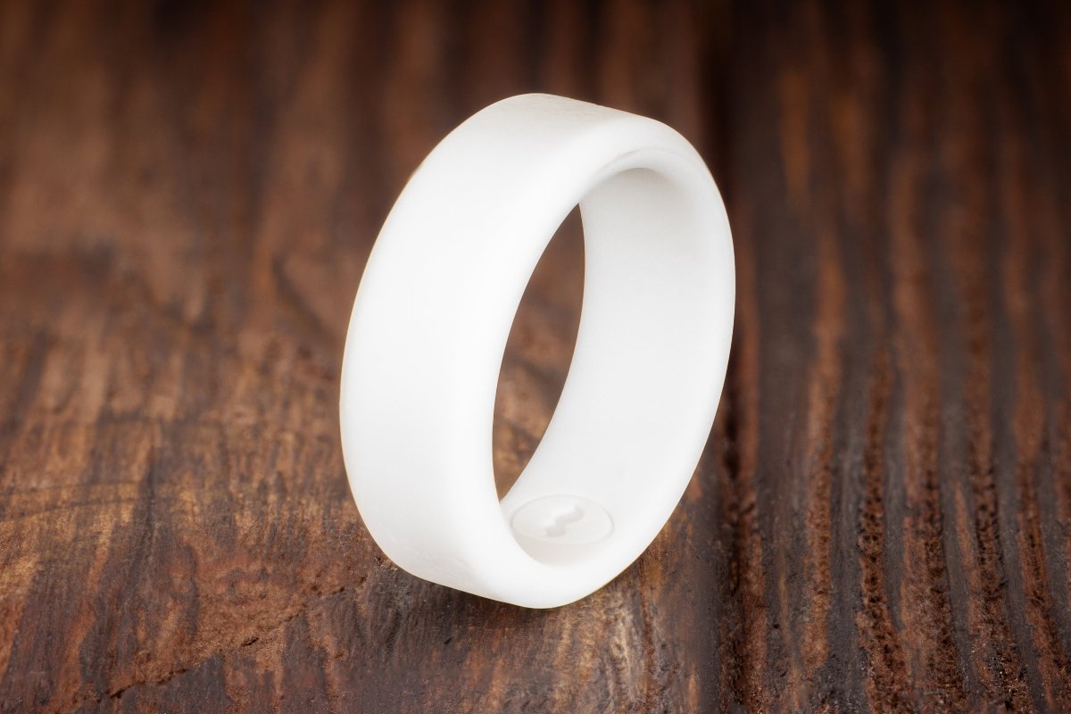 White Silicone Ring - Gentlemen's Bands