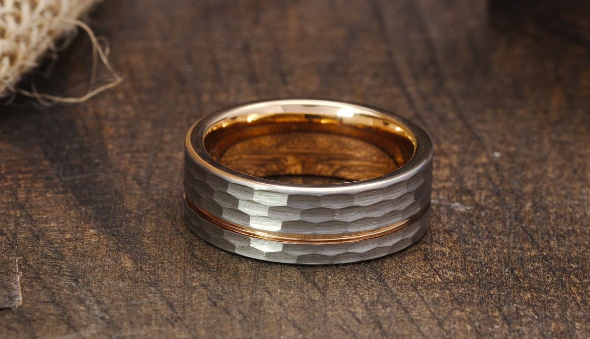 THE HAVOK | Silver Tungsten Ring For Men | Gentlemen's Bands