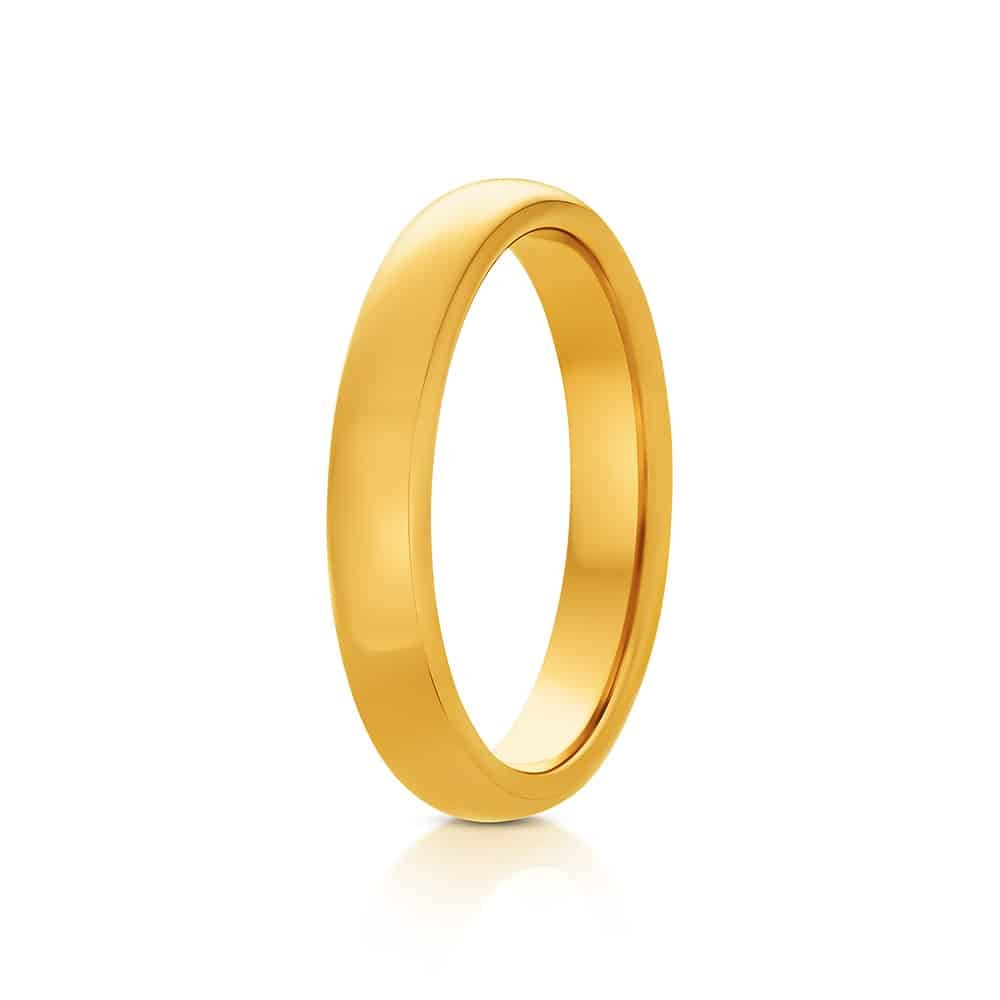 The Shepherd |  Men's Gold Tungsten Wedding Ring |  Gentlemen's Bands